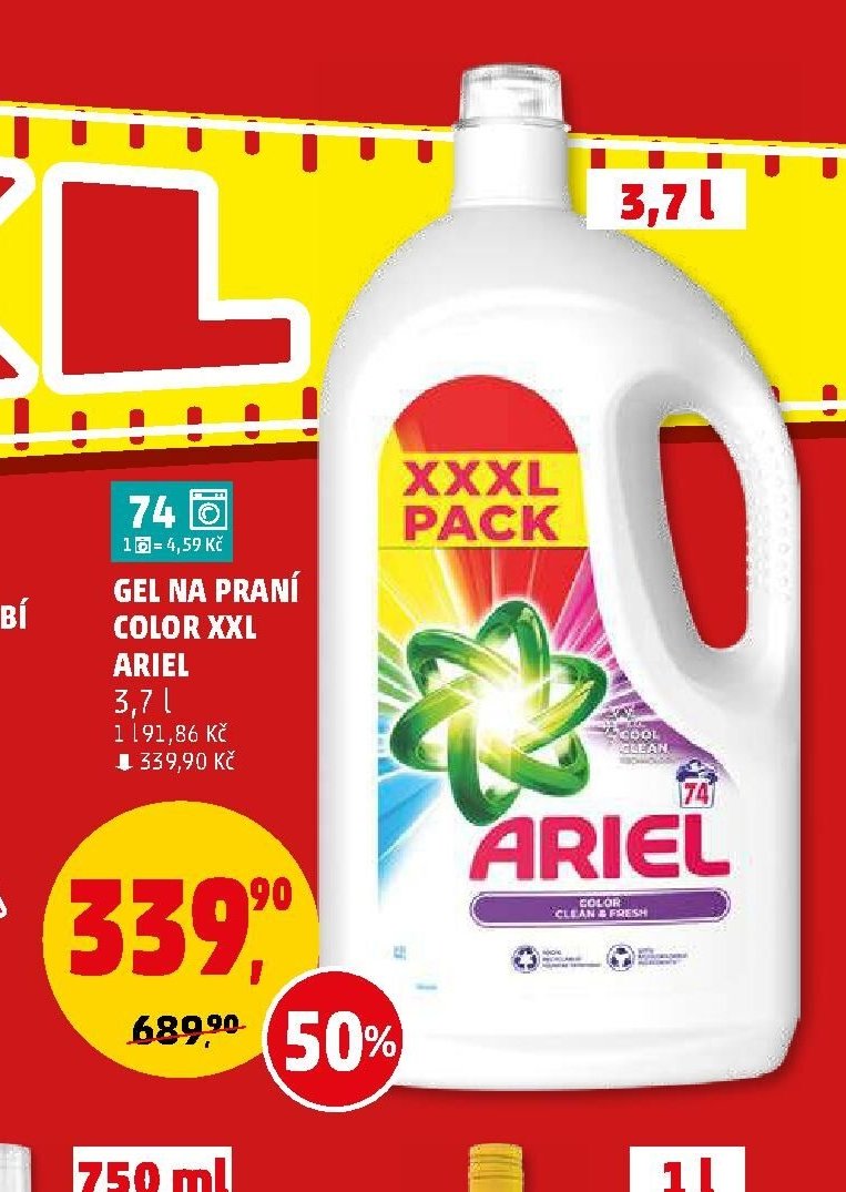 GEL NA PRANÍ COLOR XXL ARIEL