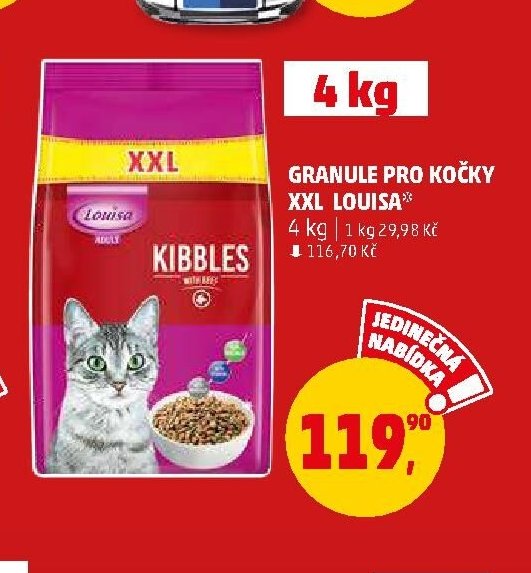 GRANULE PRO KOČKY XXL LOUISA