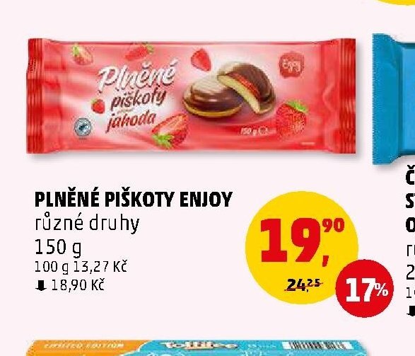 Plněné piškoty Enjoy