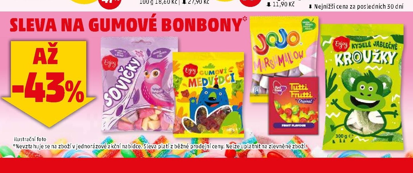 Sleva na gumové bonbony
