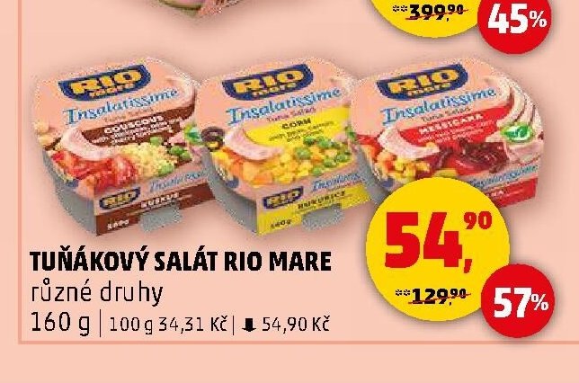 TUŇÁKOVÝ SALÁT RIO MARE