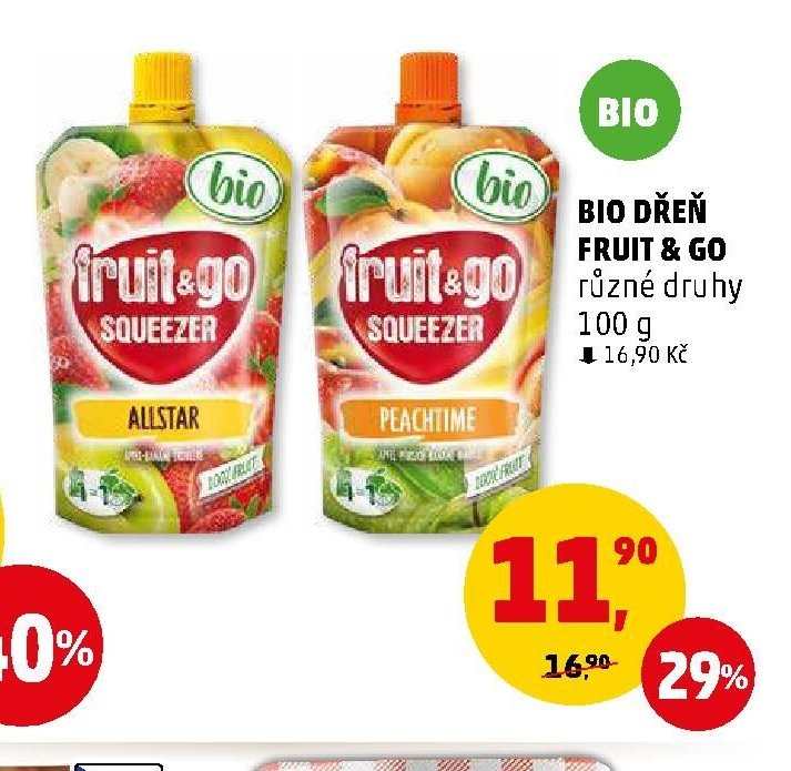 Bio dřeň Fruit & Go