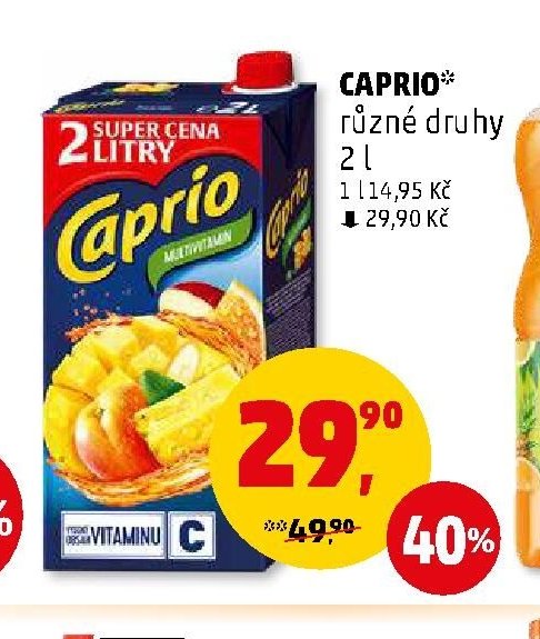 Caprio různé druhy