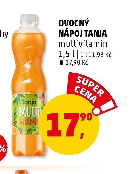 Ovocný nápoj Tanja multivitamin