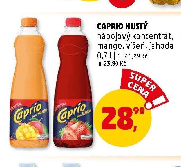 Caprio hustý nápojový koncentrát