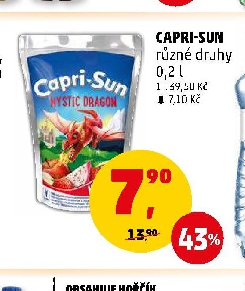 Capri-Sun různé druhy