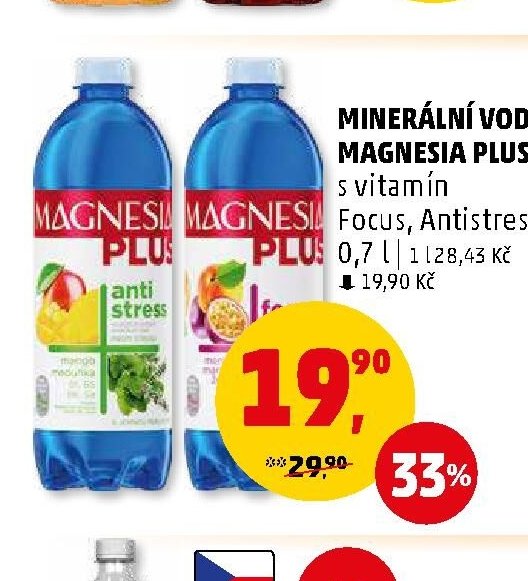 Minerální voda Magnesia Plus s vitamín