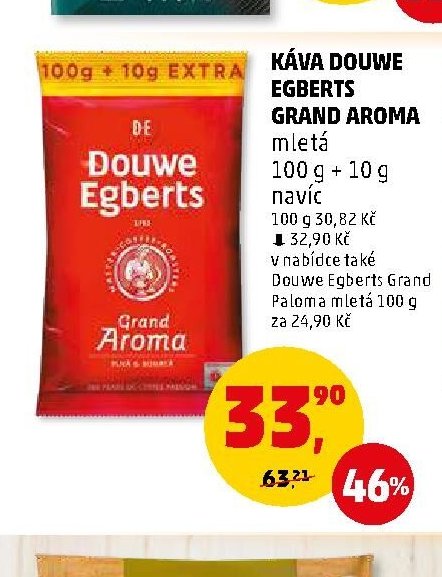 Káva Douwe Egberts Grand Aroma