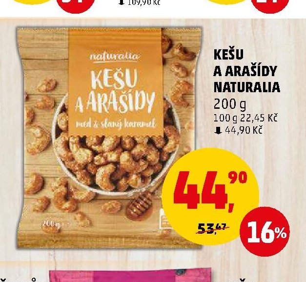 Kešu a arašídy Naturalia