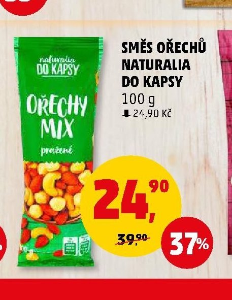 Směs ořechů Naturalia do kapsy