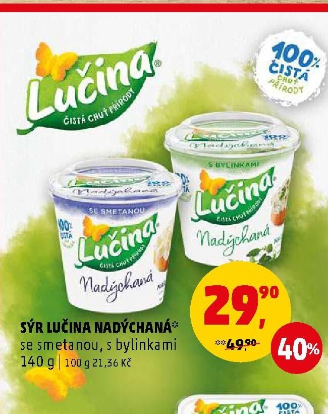 SÝR LUČINA NADÝCHANÁ