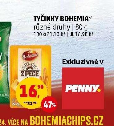TYČINKY BOHEMIA