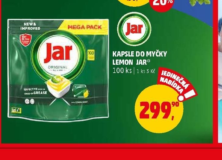 KAPSLE DO MYČKY JAR