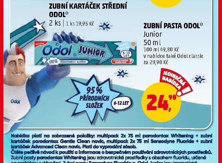 ZUBNÍ PASTA ODOL JUNIOR