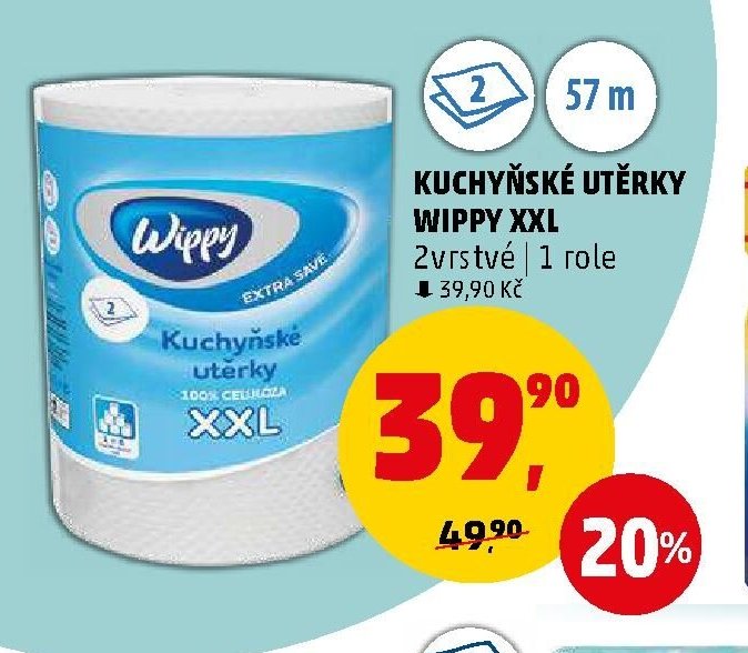 Kuchyňské utěrky Wippy XXL