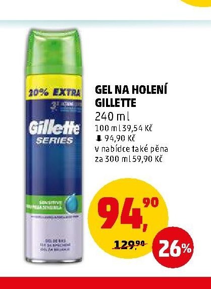 Gel na holení Gillette 240 ml