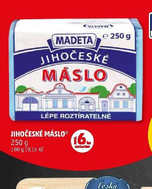 JIHOČESKÉ MÁSLO 250 g