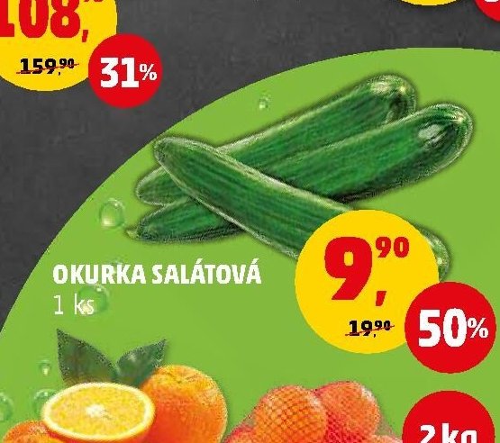 OKURKA SALÁTOVÁ 1 ks