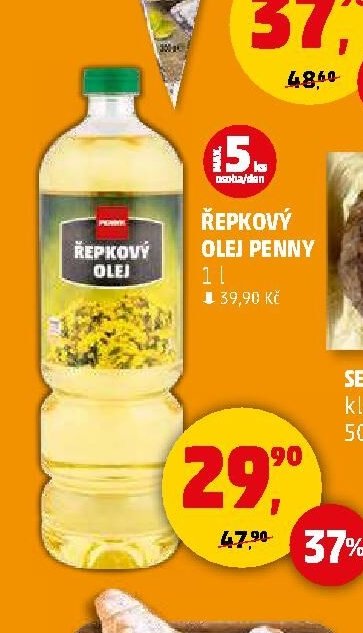 ŘEPKOVÝ OLEJ PENNY