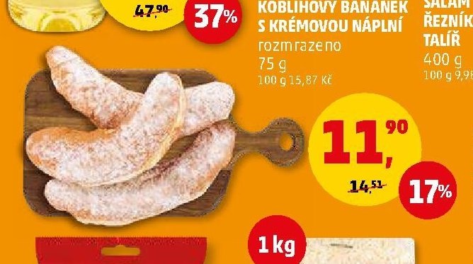 KOBLIHOVÝ BANÁNEK S KRÉMOVOU NÁPLNÍ