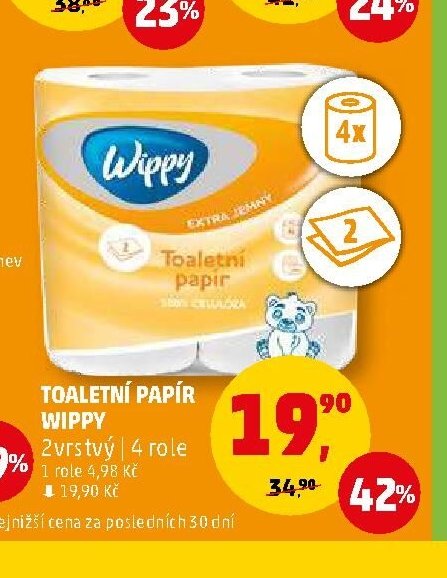 TOALETNÍ PAPÍR WIPPY