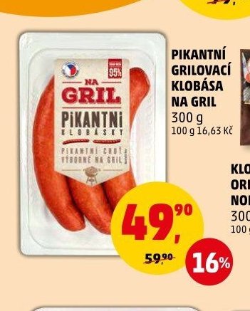 PIKANTNÍ GRILOVACÍ KLOBÁS NA GRIL