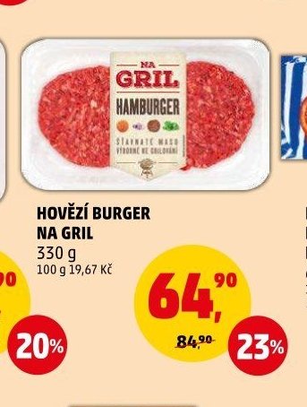 HOVĚZÍ BURGER NA GRIL