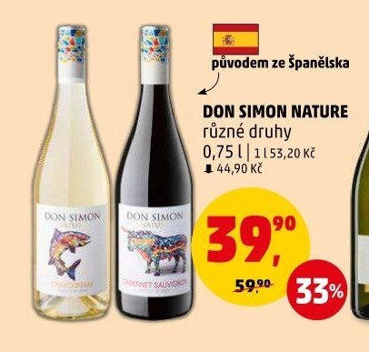 DON SIMON NATURE různé druhy