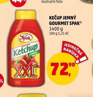 KEČUP JEMNÝ GOURMET SPAK