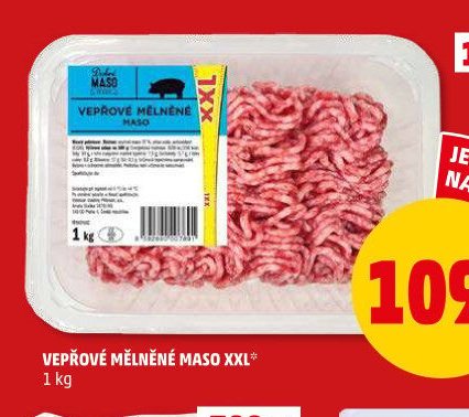 VEPŘOVÉ MĚLNĚNÉ MASO XXL 1 kg
