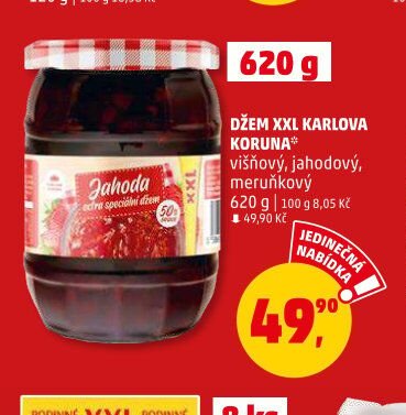 DŽEM XXL KARLOVA KORUNA 620 g