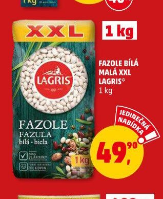 FAZOLE BÍLÁ MALÁ XXL LAGRIS