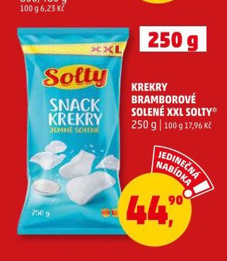 KREKRY BRAMBOROVÉ SOLENÉ XXL SOLTY