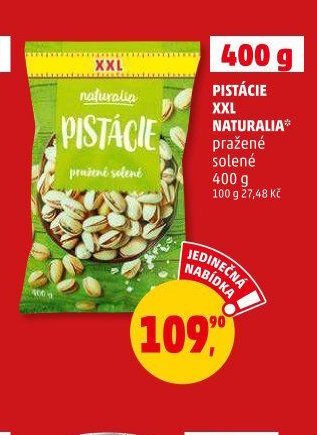 PISTÁCIE XXL NATURALIA 400 g