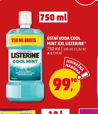 ÚSTNÍ VODA COOL MINT XXL LISTERINE
