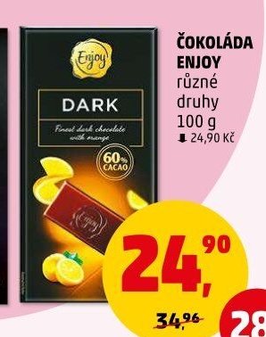 Čokoláda Enjoy 60% Cacao