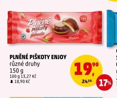 Plněné piškoty Enjoy