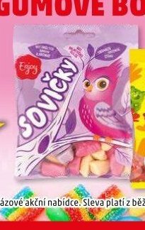 Gumové bonbony Sovičky