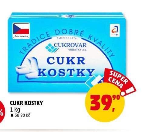 CUKR KOSTKY