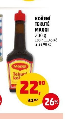 KOŘENÍ TEKUTÉ MAGGI