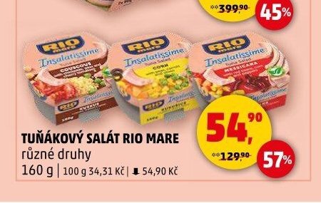 TUŇÁKOVÝ SALÁT RIO MARE