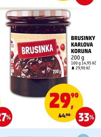 Brusinky Karlova Koruna
