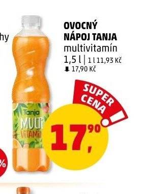 Ovocný nápoj Tanja multivitamin