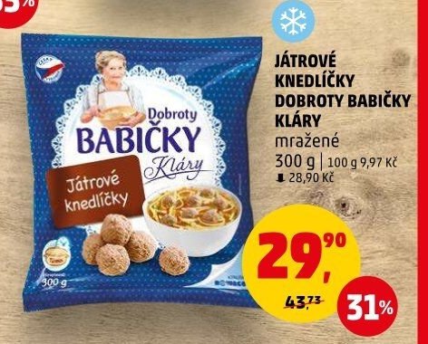 JÁTROVÉ KNEDLÍČKY DOBROTY BABIČKY KLÁRY