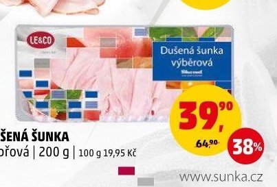 DUŠENÁ ŠUNKA vepřová