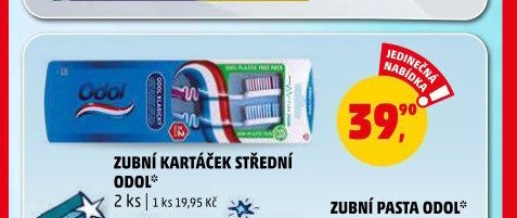 Zubní kartáček střední Odol