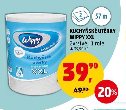 Kuchyňské utěrky Wippy XXL