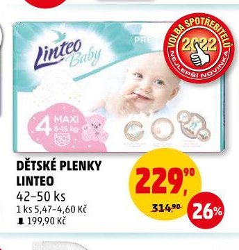 Dětské plenky Linteo