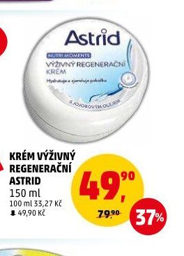 Krém výživný regenerační Astrid