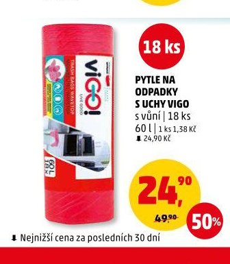 Pytle na odpadky s uchy Vigo